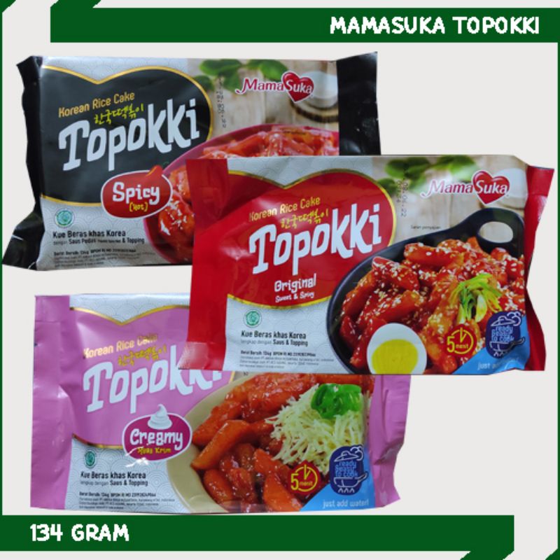 

Topokki Mamasuka All Varian 134 gram