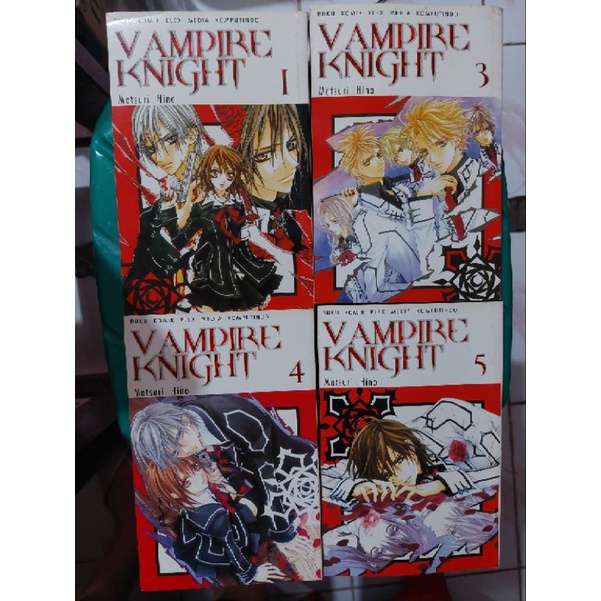 Komik Vampire Knight Vol. 1, 3, 4, 5