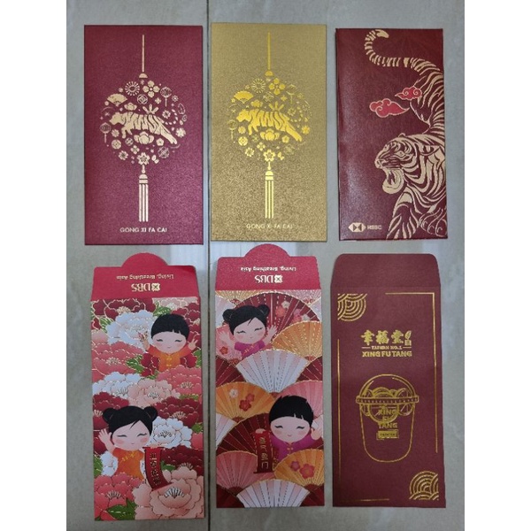 amplop angpao angpau sincia imlek gong xi fa cai tahun Macan shio tiger