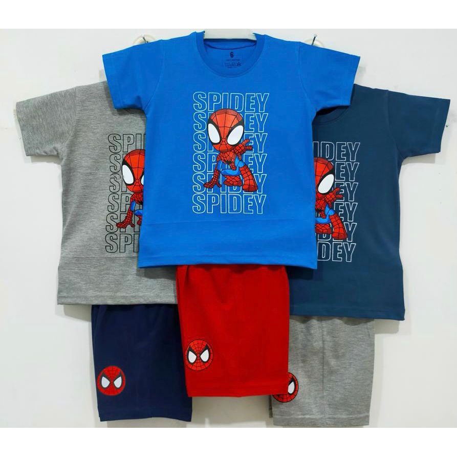 5,6,7 Tahun Baby Terry Celana Pendek Lengan Pendek Setelan Baju Anak Laki-Laki Baju Main Anak Murah