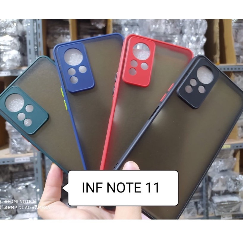 CASE MATTE INFINIX NOTE 11 TRANSPARAN FUZE MACARON MY CHOICE - FA