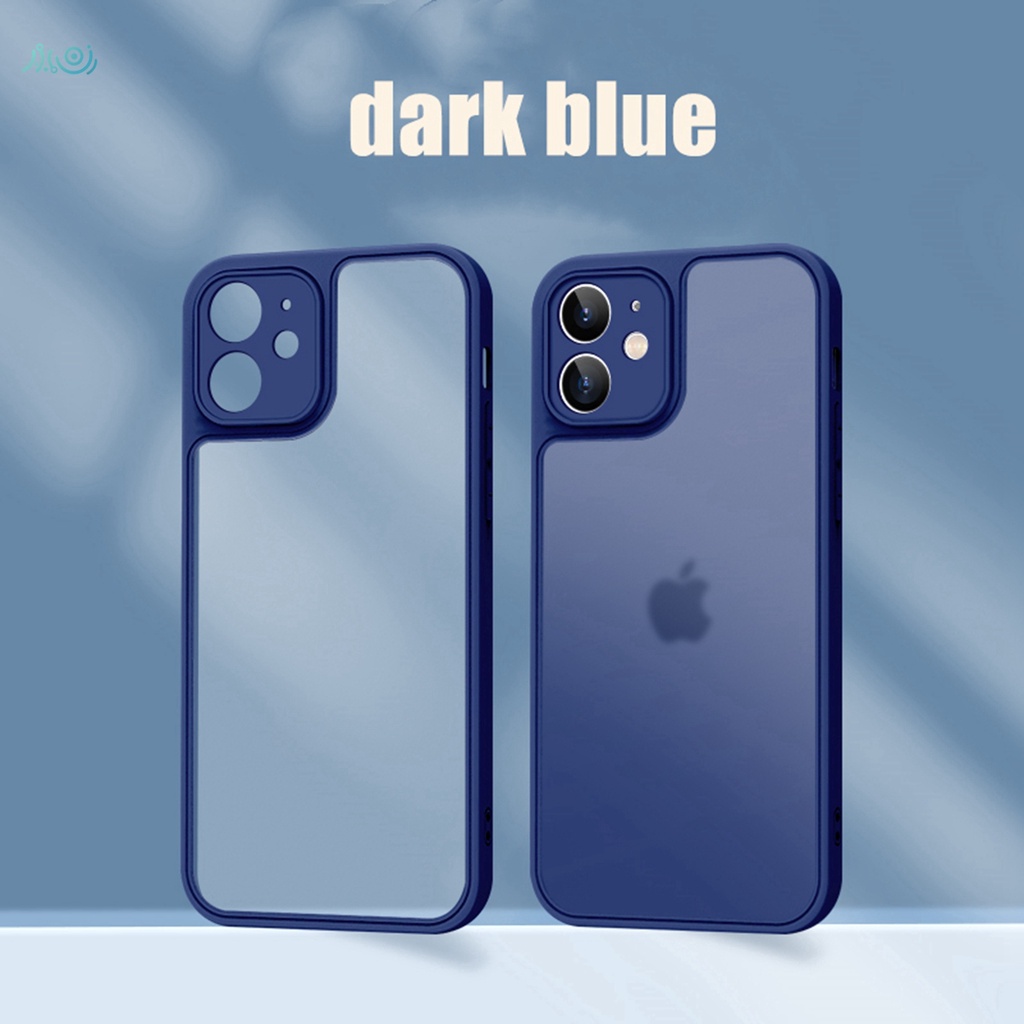 Soft Case Silikon Matte Transparan Ultra Tipis Anti Sidik Jari Shockproof Untuk Iphone 12 13 Pro Max 11 Pro Max Xs Max X