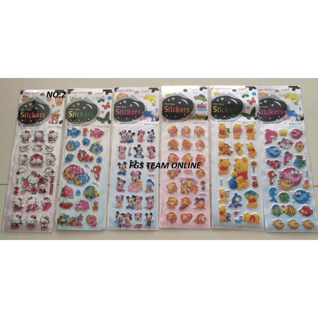 

MAINAN ANAK STICKER NICE DAY SET KARAKTER HADIAH GOODIEBAG STND-1