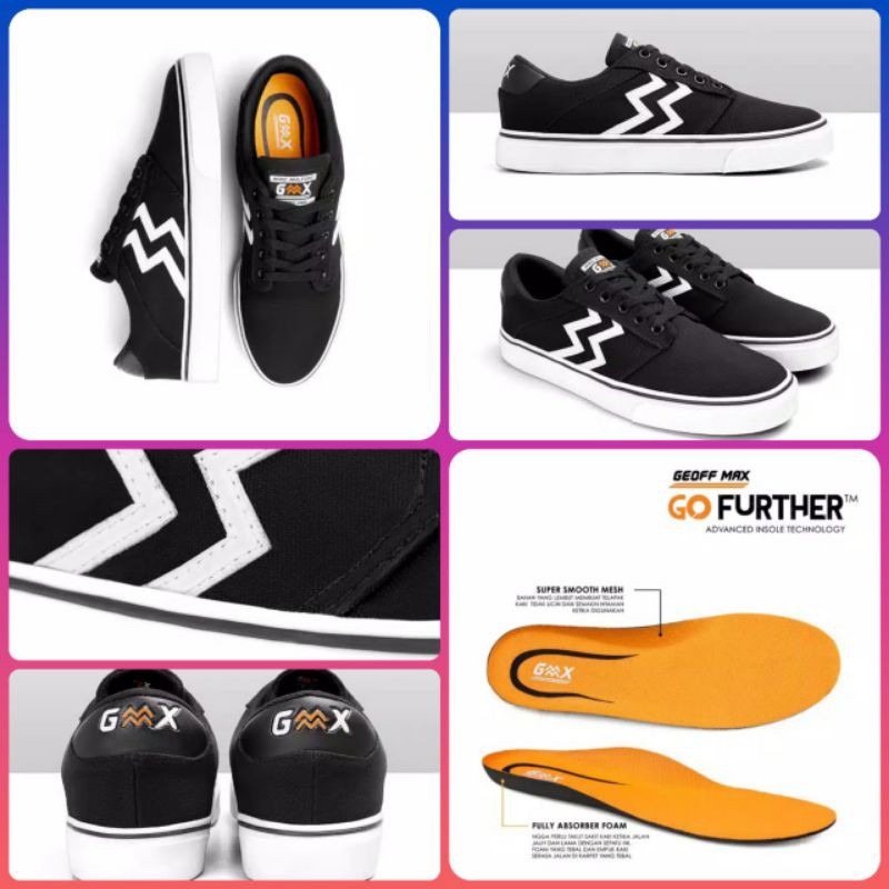 Geoff Max x Mike Milford Original - Gavin Black White STZ | Free Kaos Brand Lokal Indonesia Original