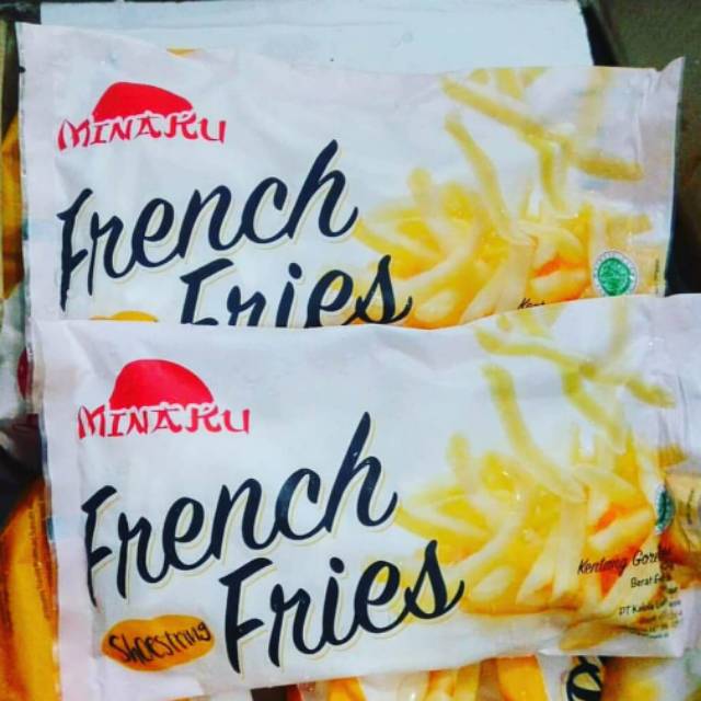 

Minaku french fries 500gr kentang goreng beku