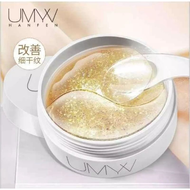 (60 LEMBAR) Masker Mata UMYV Colagen White Eye Mask / Penghilang Kantung Mata