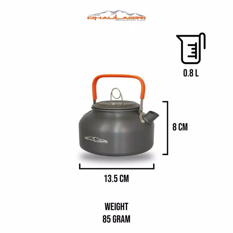 Dhaulagiri Kettle outdoor Dhaulagiri - teko Camping 800ml