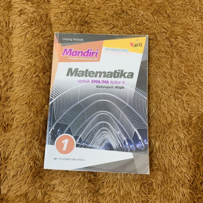 

BUKU PAKET MATEMATIKA MANDIRI SMA/MA X - KELAS 10 - ADA CORETAN PENSIL