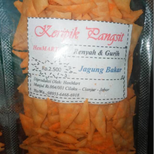 

KERIPIK PANGSIT HENMART GURIH DAN RENYAH RASA JAGUNG BAKAR BAKR