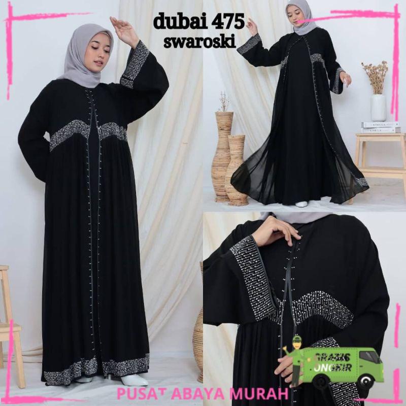 ABAYA DUBAI 475 SWAROSVKY Terlaris