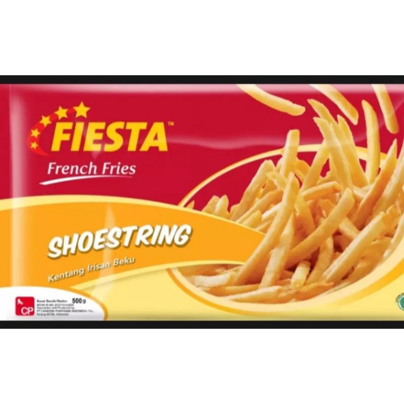 

Kentang Fiesta French Fies Shoestring / kentang beku 500g