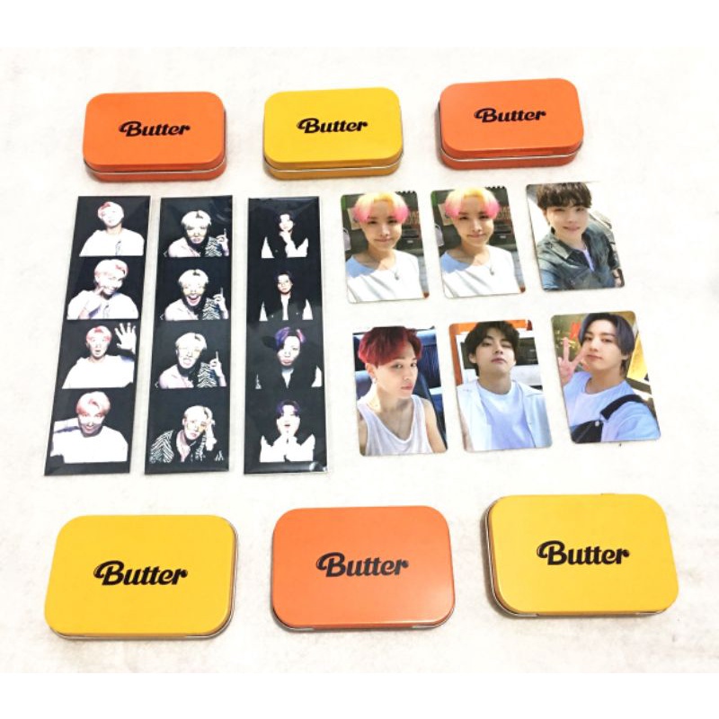 Ready stock bts butter peaches cream POB photostrip weverse jungkook jimin suga jhope v taehyung