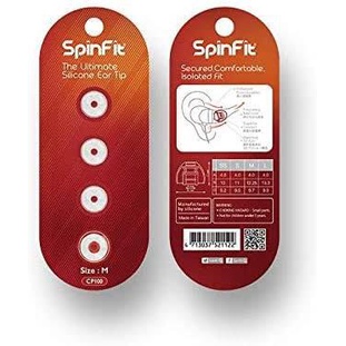 Spinfit Eartips Earpiece CP100  Mark II (S / M / L  / SS)