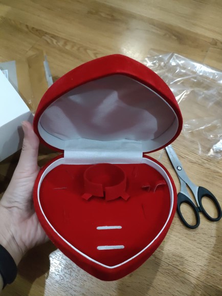 Kotak Tempat Set Perhiasan Bludru Merah Besar Jumbo Lengkap Hantaran Seserahan Lamaran Murah