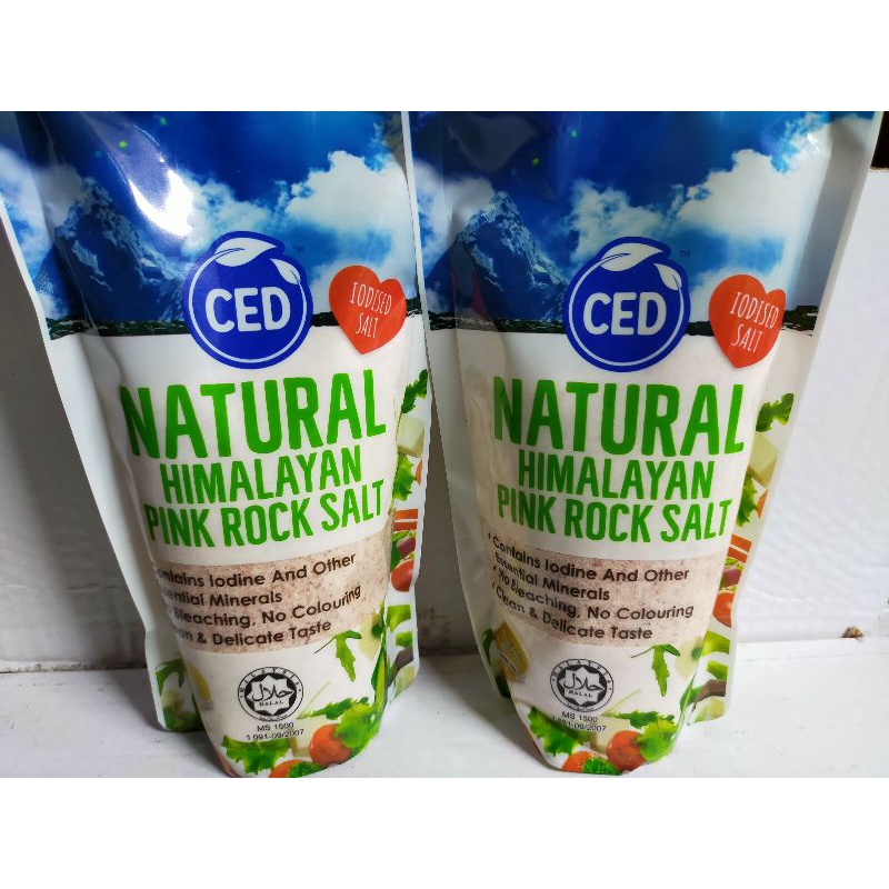 

Garam Himalaya CED 500gr Original Natural Himalayan Pink Rock Salt Malaysia Murah Herbal JSR Medan