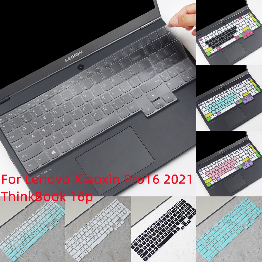 Cover Pelindung Keyboard Silikon Ultra Tipis Anti Air / Debu Untuk Lenovo Xiaoxin Pro16 2021 ThinkBook 16p