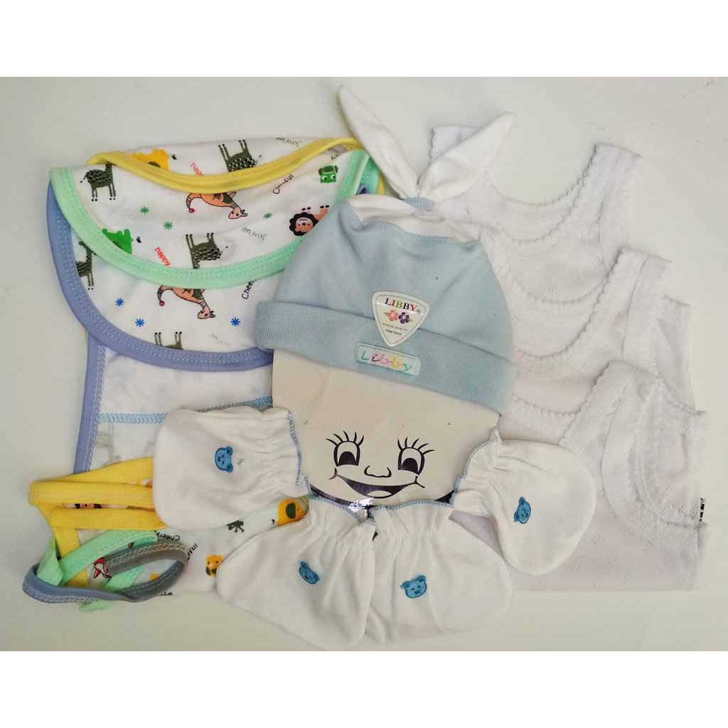 PREMIUM Paket New Born SNI Perlengkapan Bayi Setelan Baju Celana Kado Laki Perempuan Gift Set