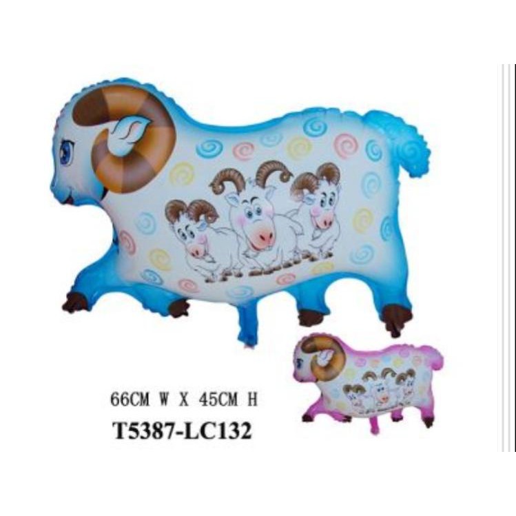 BALON FOIL KAMBING TANDUK