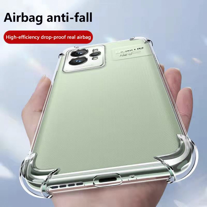 Soft Case Silikon Realme GT 2 Pro Bening Transparant Airbag Anti Crack Tebal