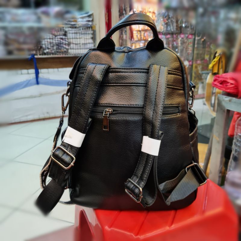 Ransel import wanita / ransel wanita kulit jeruk / tas punggung kulit jeruk wanita uk 30x27x12