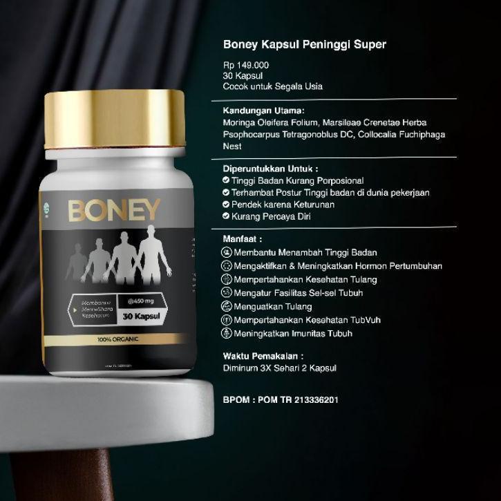 [GoN ㊖] [TERLARIS]BONEY KAPSUL PENINGGI BADAN / BONEY SUPLEMEN PENINGGI BADAN ORIGINAL //Koleksi ter