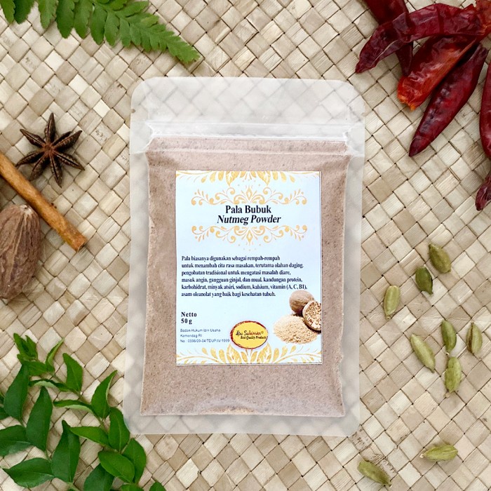

Pala Bubuk Grade A / Premium Nutmeg Powder Abu Sulaiman 1 Kg / 1000g