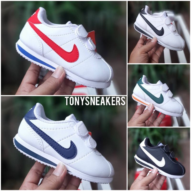Nike Cortez Forrest gump putih merah Green Navy Black Velcro Perekat Kids. Sepatu Anak. Kado Ultah