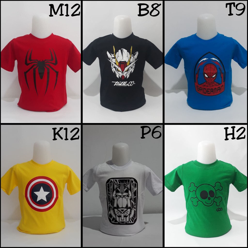 Baju / Kaos Distro Anak Laki Laki dan Perempuan / DCA Kids
