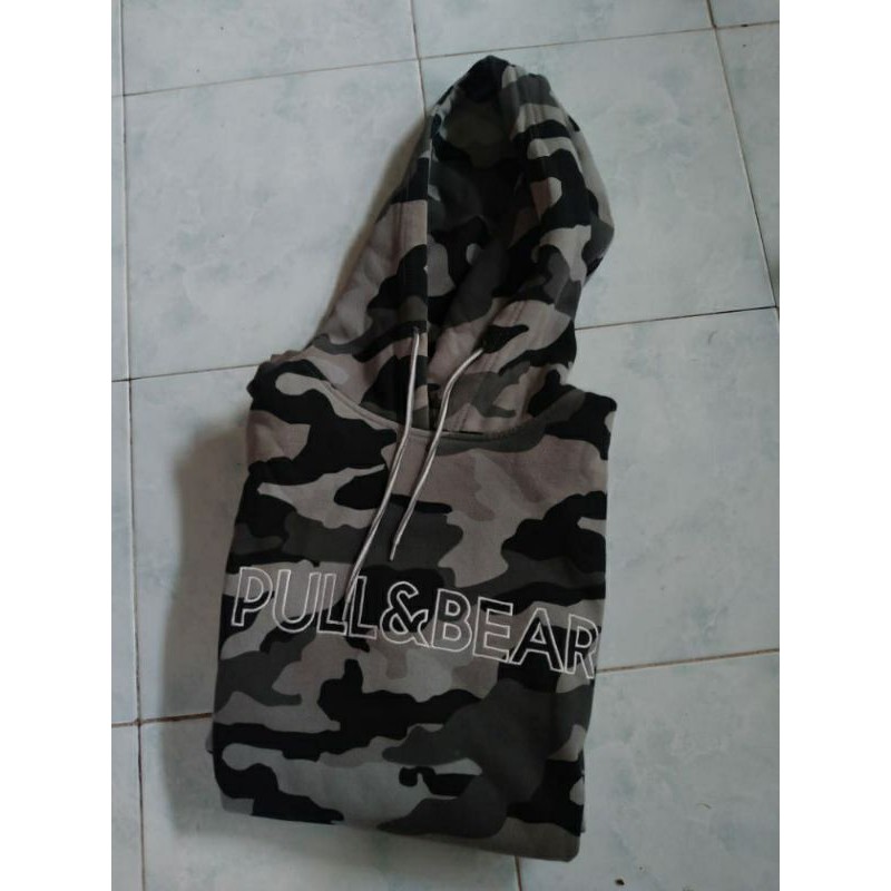 hoodie pnb camo grey