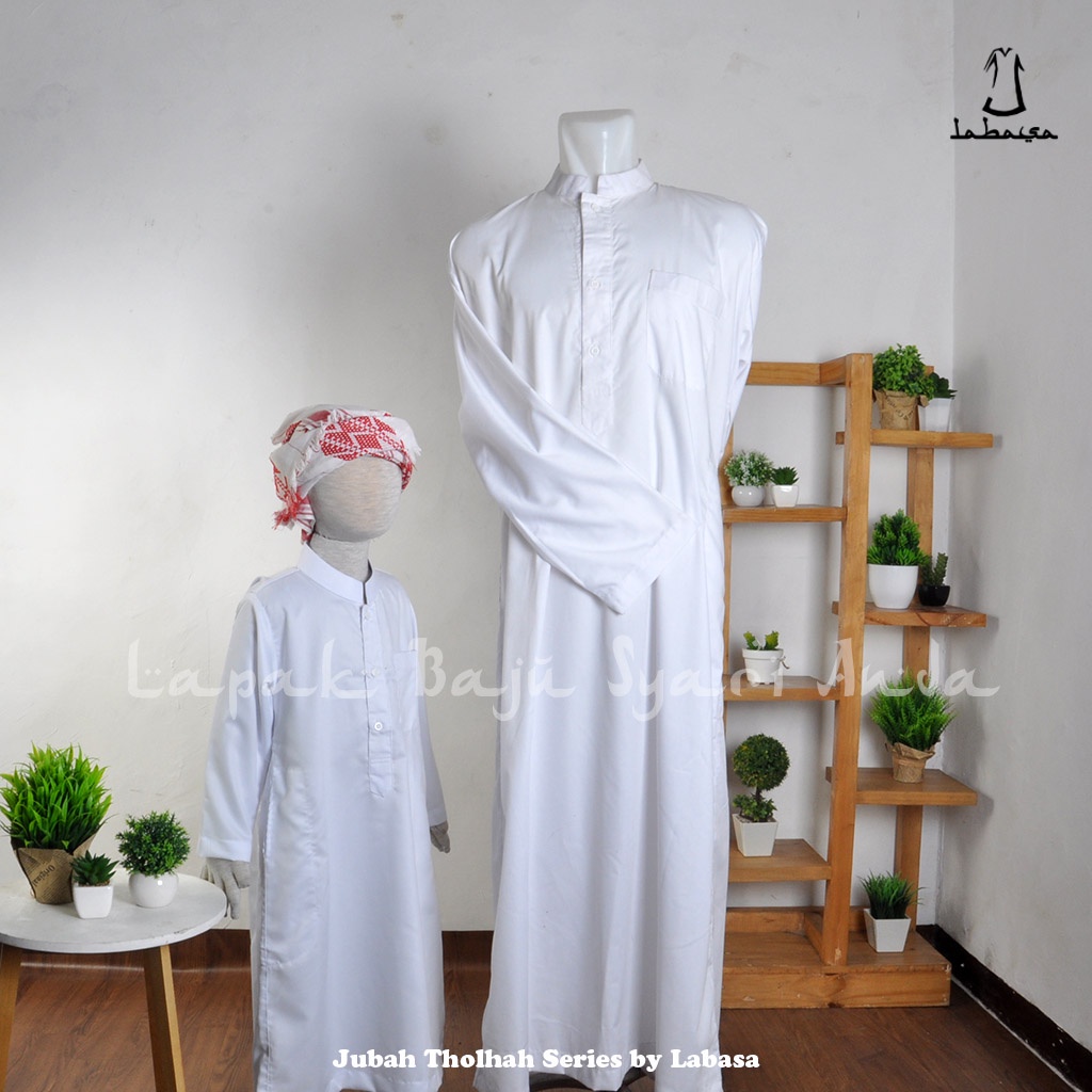 Jubah Anak Laki Polos Toyobo Lengan Panjang Putih &amp; Aneka Warna | Gamis Anak Laki | Bisa COD