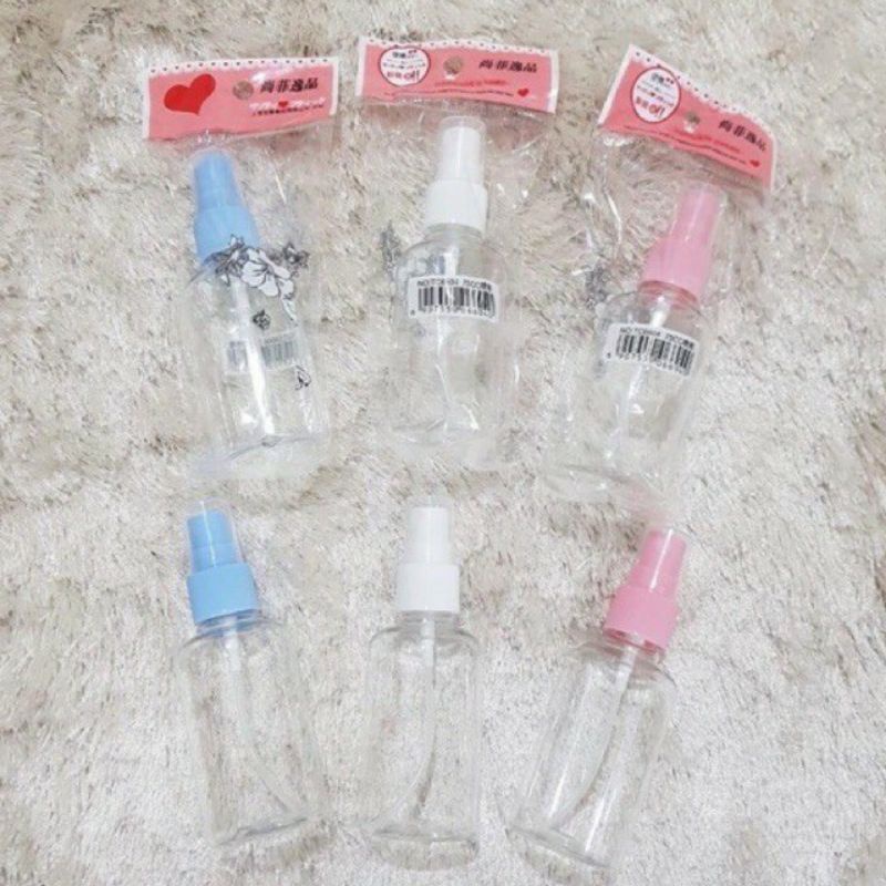 Botol Spray Hand Sanitizer Bening / Botol Semprot / Botol Spray Isi Ulang