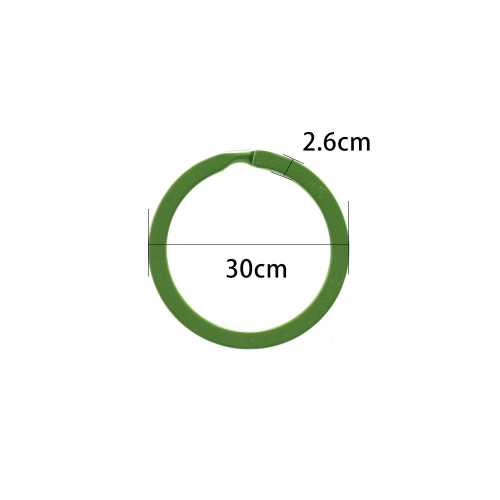 [DIY Aksesoris] Ring gantungan kunci Bulat Buka Tutup Warna  (10pcs/bag）