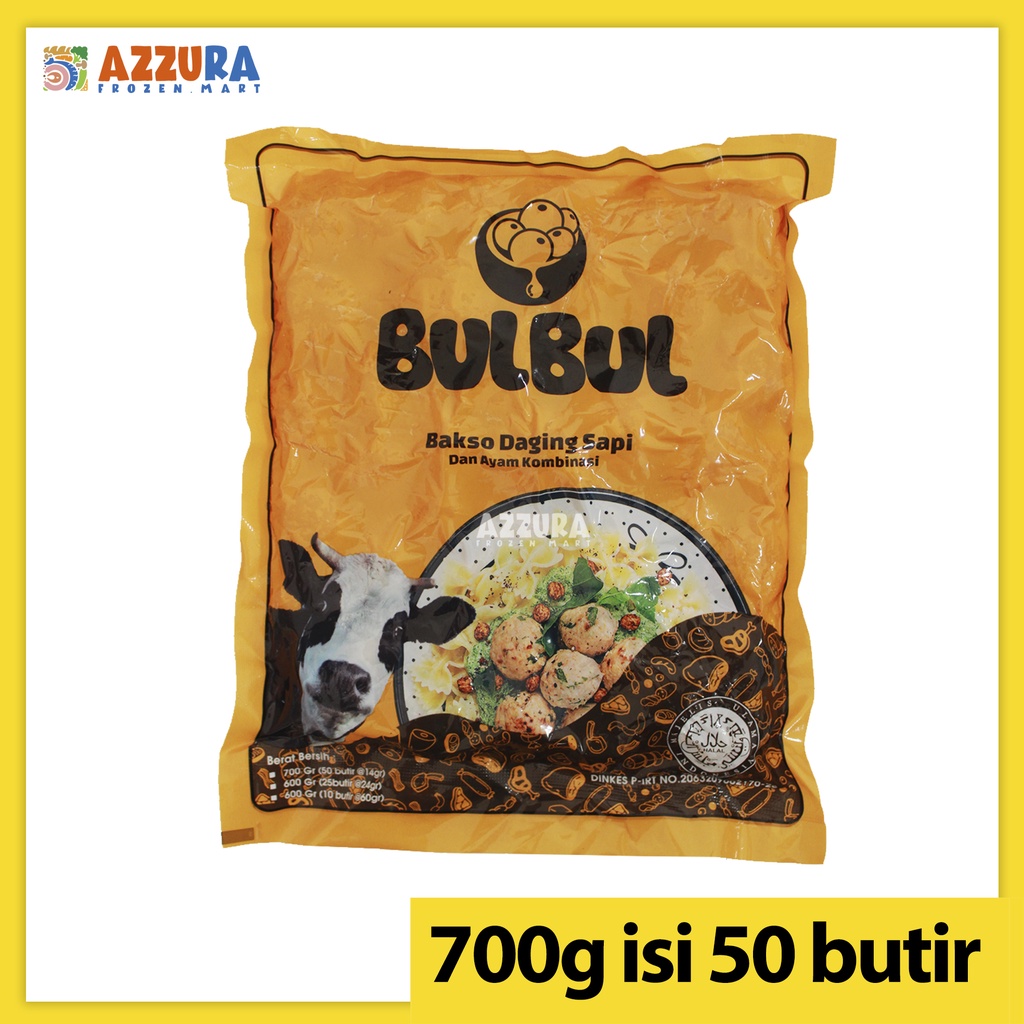 

Bakso Bulbul Bakso Sapi dan Ayam / Urat isi 50 butir 600g