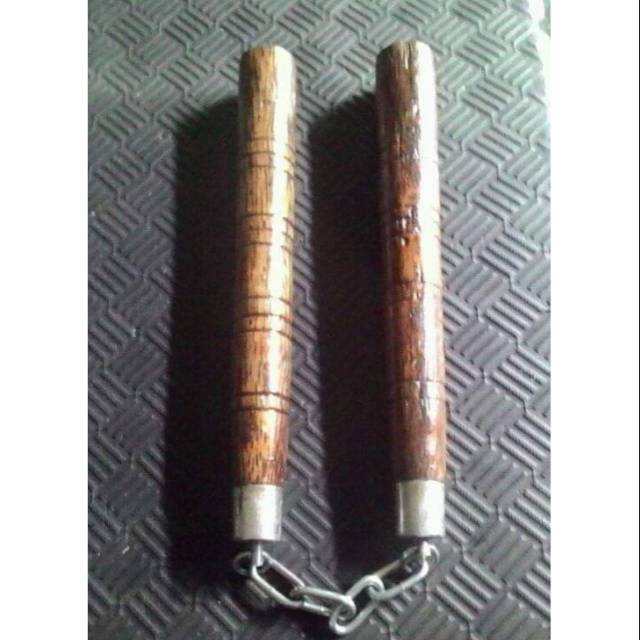 DOUBLE STICK SILAT KAYU AREN/RUYUNG