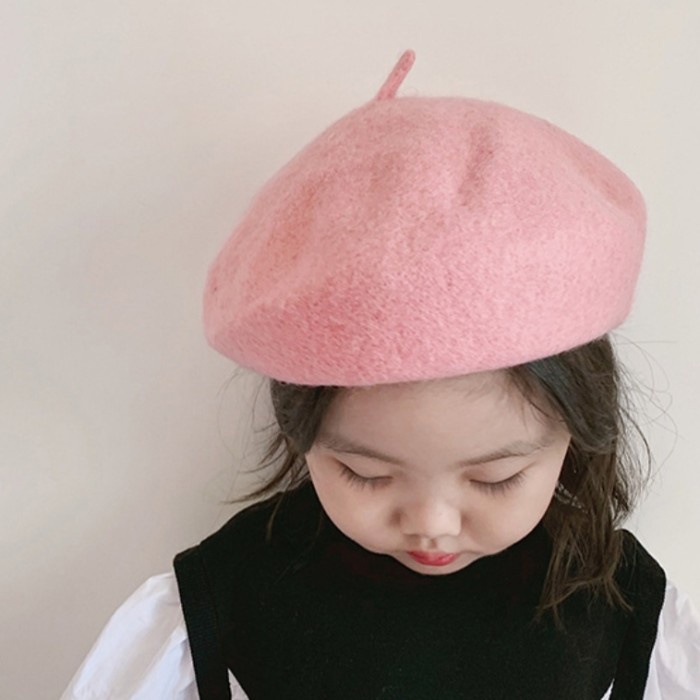 Produk Topi Baret/Beret Winter Painter Mangaka Anak Model Korea Murah