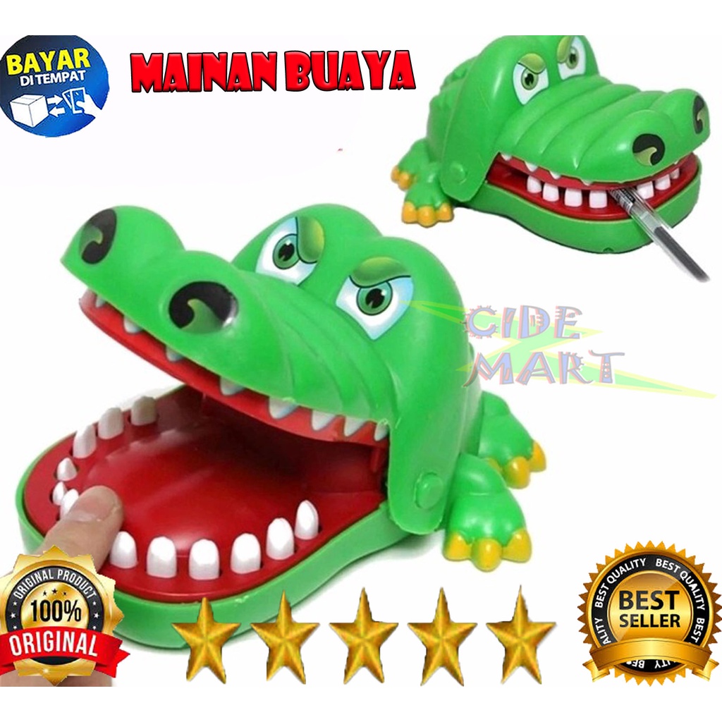 MC MAINAN CROCODILE DENTIST MAINAN BUAYA GIGIT MAINAN KELUARGA EDUKASI