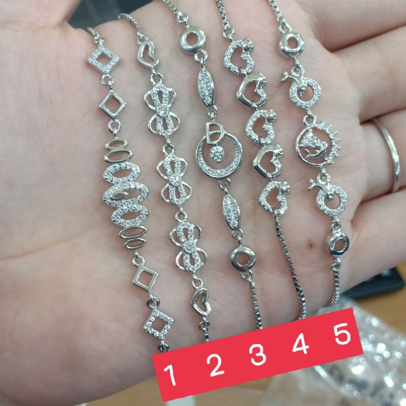 SinarBaru Gelang Serut Silver925 perhiasan gelang perak lapis emas