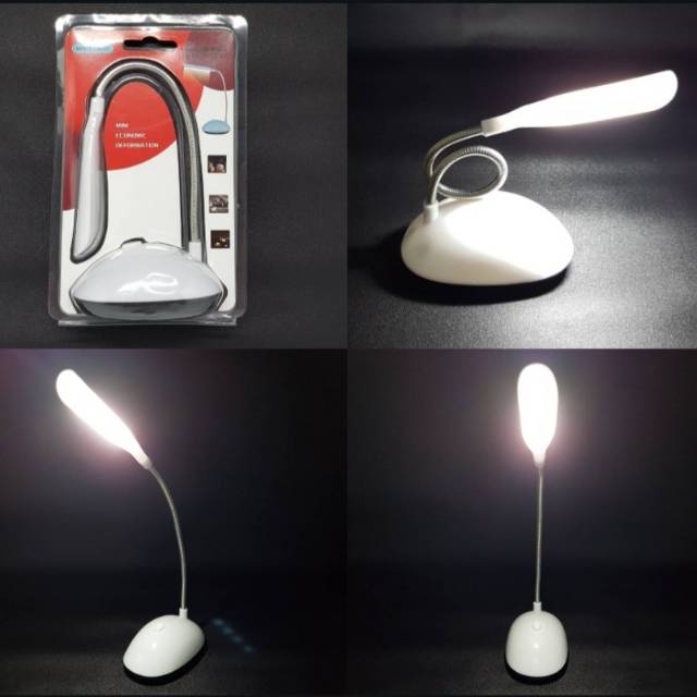 VS V7188 Lampu Belajar Led / Lampu Meja Baca Led / Emergency Led / Desk Lamp / Baterei Blm Termasuk