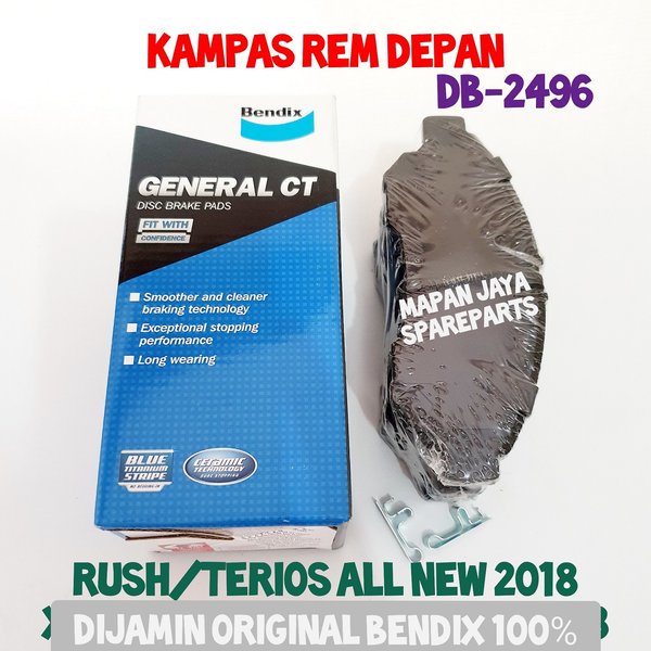 BENDIX BRAKE PAD - KAMPAS REM DEPAN ALL NEW RUSH / ALL NEW TERIOS