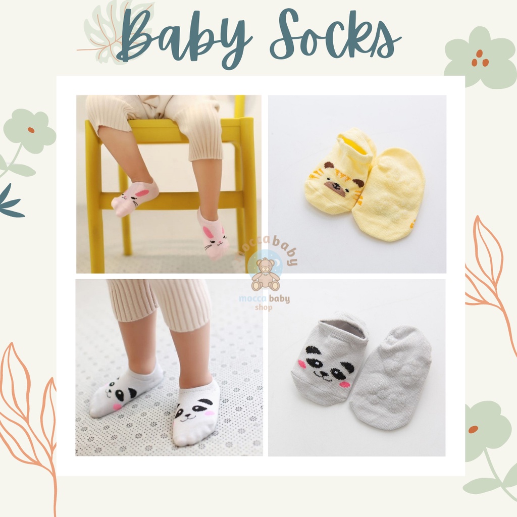 MBSS - Promo kaos kaki anak/kaos kaki bayi import motif binatang 3D / ANIMAL LAND