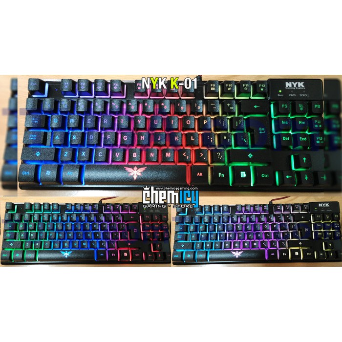 NYK K-01 TKL RGB Backlight LED Keyboard