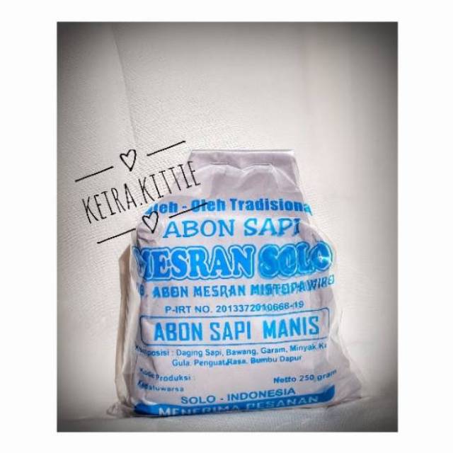 Jual Abon Sapi Ayam Mesran Asli Solo Gram Shopee Indonesia