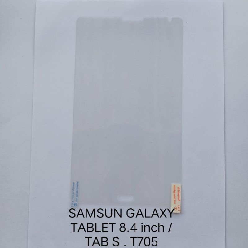 Anti Gores Samsung Galaxy TAB S 8.4&quot; T705 . TAB S 10.5&quot; T805 . TAB S2 8&quot; T715 . TAB S2 9.7&quot; T815 Anti Gores Samsung TABLET anti bening anti glare screen guard pelindung layar