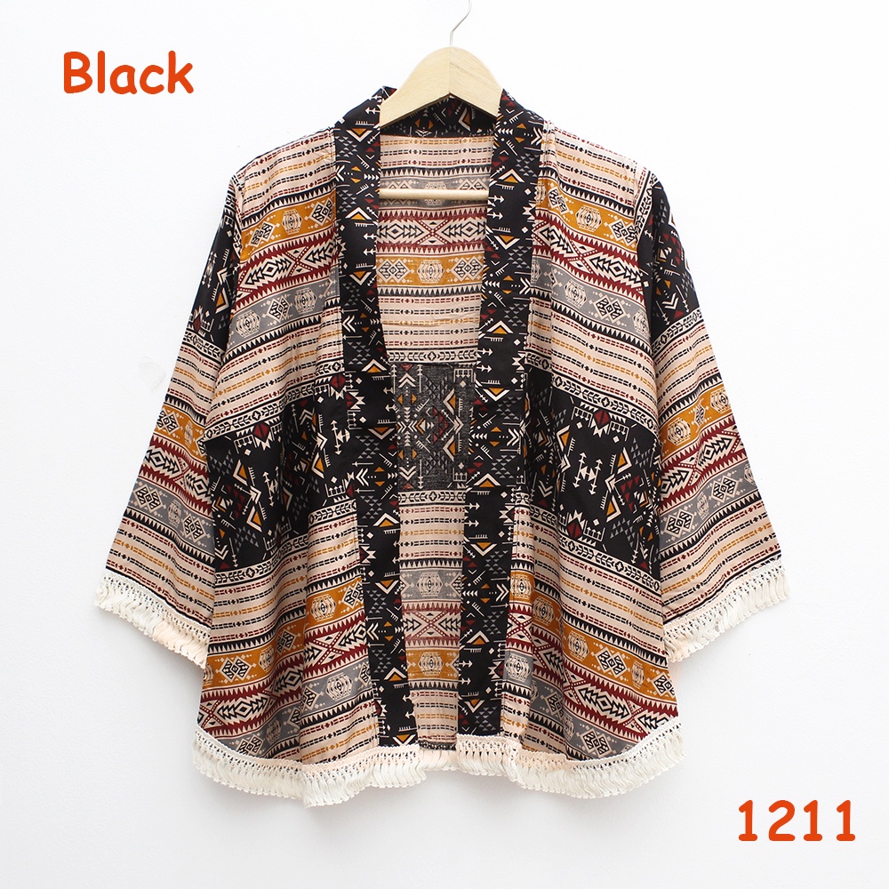 [BOHO.id] Outer bohemian tribal bunga cardigan etnic