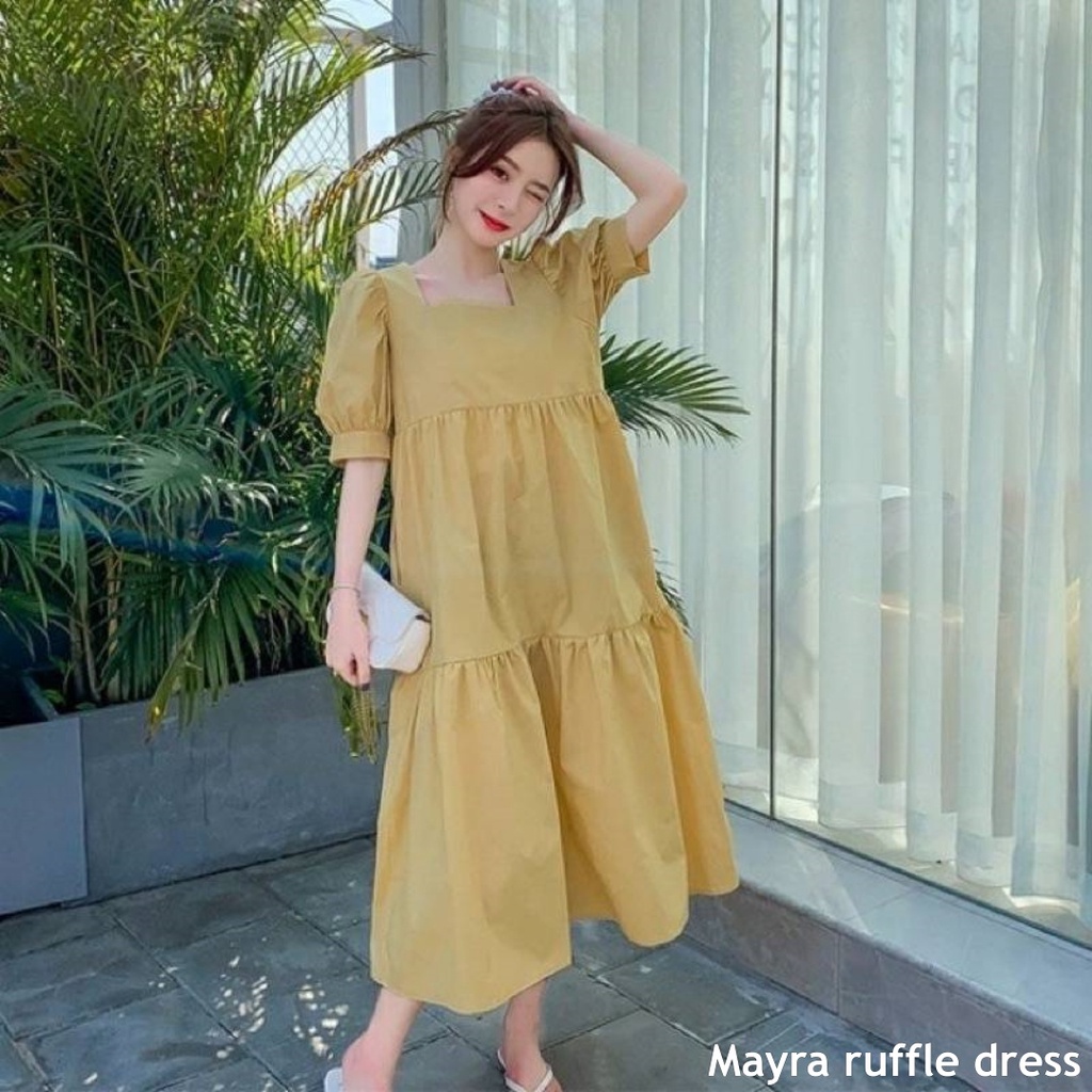 Mayra ruffle dress - Thejanclothes