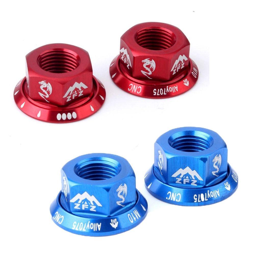 Suyo Mur Hub M10 Bahan Aluminum Alloy Untuk Sepeda Balap / MTB