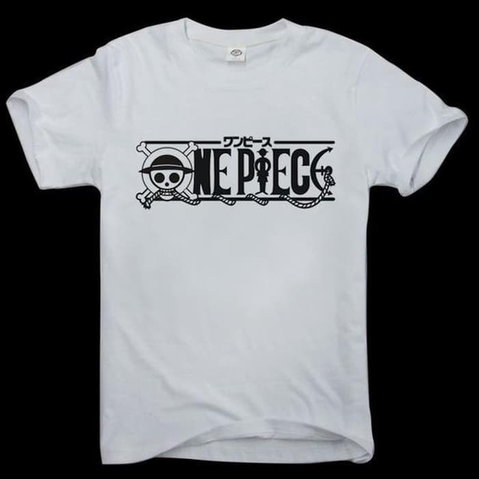 Tshirt / Kaos / Baju One Piece - Putih