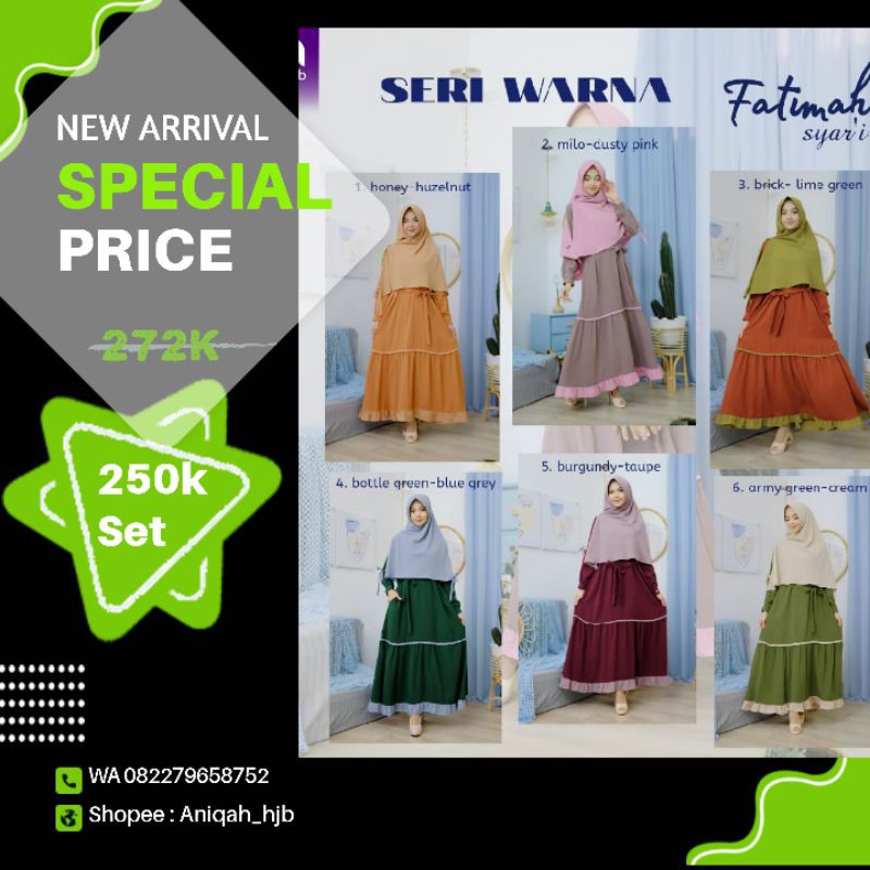 Fatimah Set ellin hijab