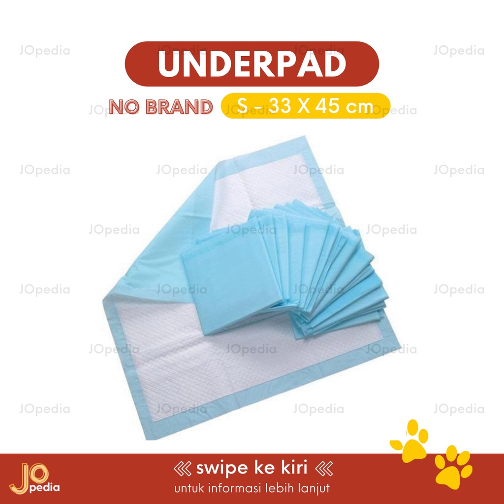 UNDERPAD ONEMED ECER  S M L XL Alas Pipis Kucing Anjing Kelinci Training Pad Pee Pad Perlak Poop