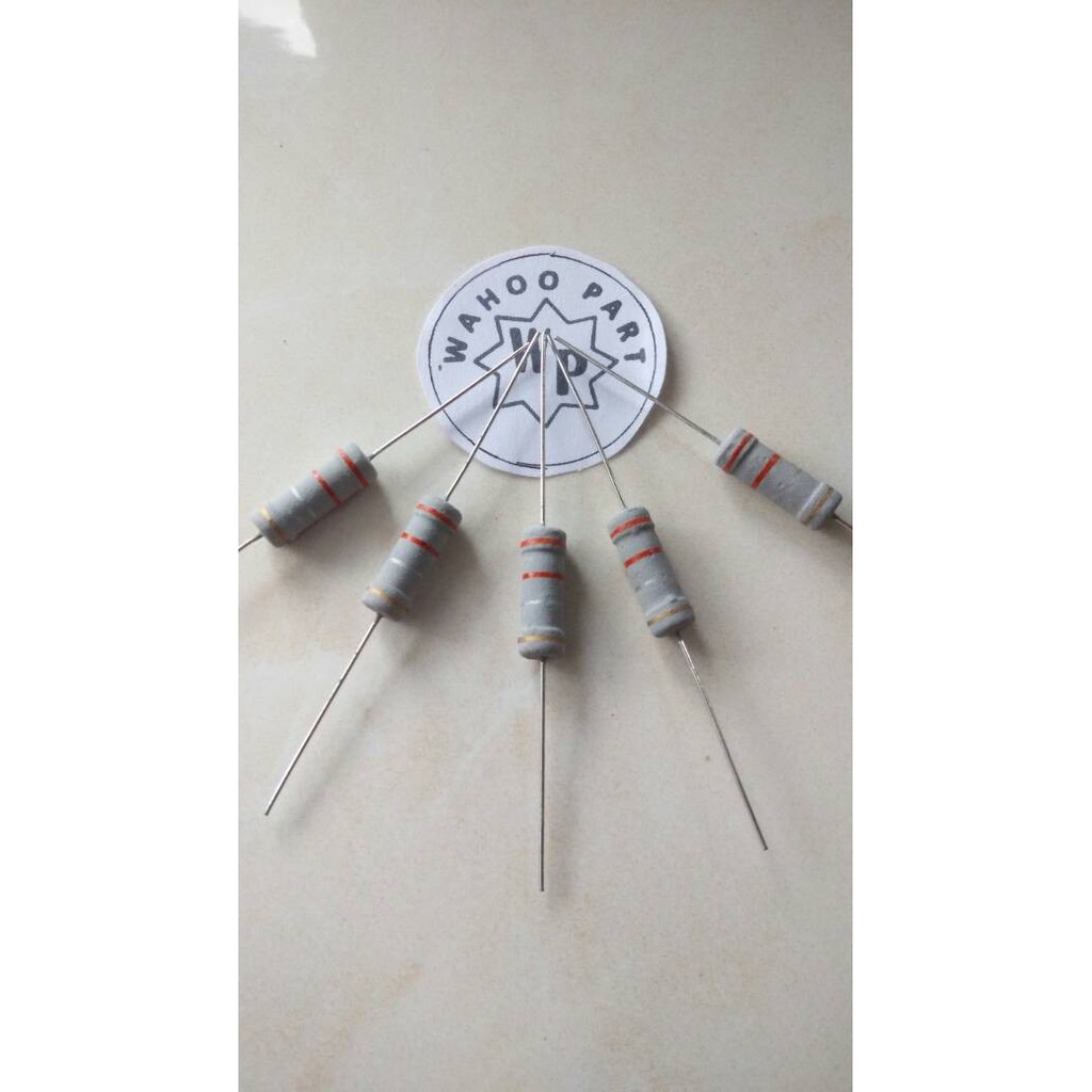 resistor 0,33 ohm  2 watt  harga (10 pcs )